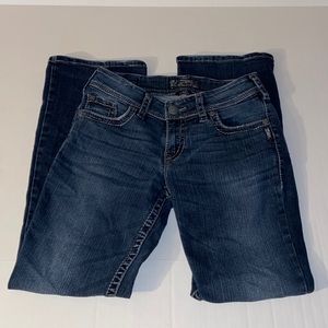 Silver Suki Surplus W28/L30 Women’s Boot Cut Blue Jeans